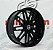 Jogo de Roda Rf  Wheels Force Luxury Preto Brilhante - 5x120 - 24x9 e 24x10 Offset 15  e 20 (Nv) - Imagem 2