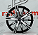 Jogo de Roda RS aplicação Bmw Preto Diamantada 5x112- 20x8,5 e 20x10 Offset 28 e 46 (NV) - Imagem 1