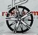 Jogo de Roda Bmw Preto Diamantada 5x112- 20x8,5 e 20x10 Offset 28 e 46 (NV) - Imagem 1