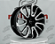 Jogo de Roda Range Rover Vogue Preto Diamantada 5x120 - 23x9,5 Offset 40 (NV) - Imagem 2