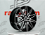 Jogo de Roda Mercedes C-200 Preto Diamantado 5x112 - 19x8,5 e 19x9,5 Offset 36 e 42  (Nv) - Imagem 2
