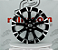 Jogo de Roda 2211B Preta Diamantada 6x139 - 22x8 Offset 30 (Nv) - Imagem 1