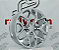 Jogo de Roda RAW Chrome 6x139 - 22x9 Offset 24 (Nv) - Imagem 2