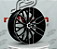 Jogo de Roda RAW Preta  Diamantada 6x139 - 22x9,5 Offset 15 (Nv) - Imagem 2