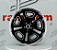 Jogo de Rodas RW Del Ray Preta Borda Polida aro 20x8 e 22x8,5 / Furação 5x114 ,3 / Off-set 0 - Imagem 1