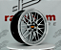 Jogo de Roda BBS LM Grafite Borda Diamantada 5x112 - 19x8,5 Offset 38 (Nv) - Imagem 2