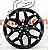 Jogo de Roda Silverado Preto 6x139 - 22x9  Offset 24 (NV) - Imagem 1