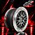 Jogo de Roda Honda Type-R Preto Borda Diamantada 5x120 - 19x9,5 Offset 60 (Nv) - Imagem 2