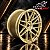 Jogo de Roda Porsche 911 Turbo Dourado Semi Brilho Center Lock - 21x9,5 e 22x12 Offset 35 e 65 (Nv) - Imagem 2