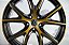 Jogo De Rodas Vw Golf-R 8 2021 Preto Diamantado Bronze 5x112 - 19x8 - Imagem 4