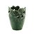 Vaso Decorativo Porcelana Leaf Verde 9x1 - Imagem 1