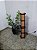 Abajur de chão piso luminária rústico japonês oriental de 1 metro de altura sala quarto madeira - Imagem 9