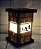 Abajur de mesa luminária rustico telinha de bambu - Imagem 3