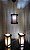 Kit Abajures e lustre oriental com telinha de bambu - Imagem 3
