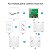 Controle Touch RF433MHz S/ Fio 3 Botões NovaDigital - Imagem 5