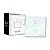 Controle Touch RF433MHz S/ Fio 2 Botões NovaDigital - Imagem 2