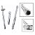 Kit Jogo Soquete 1/2 Cromo Vanadium 2 Extensões e 1 Cabo T - Imagem 1