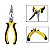 Alicate De Bico 1/2 6 Polegadas Aço Carbono Emborrachado PVC - Imagem 1