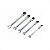 Kit Chave Combinada Catracada Cabeça Articulada Móvel 5Pçs - Imagem 6