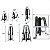 Kit 5 Saca Polia E Rolamento 3 Garras 75 100 150 200 250 Mm - Imagem 1
