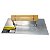 Desempenadeira Lisa Aço Cabo Madeira Alvenaria 230mm X110mm - Imagem 2