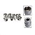 Soquetes de Encaixe 1/2" Fêmea 10 peças 10-24 mm CRV - Imagem 1