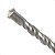 Broca SDS Plus 12x110 mm Aço Carbono Tungstênio Martelete - Imagem 5
