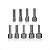 Kit Jogo 9 Soquetes de 5 A 13mm Parafusadeira Sextavado CR-V - Imagem 2