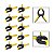 Kit 10 Grampos Sargento Multiuso P/ Marceneiro 9 Pol. 225mm - Imagem 1