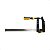 Kit 3 Grampos P/ Carpinteiro Tipo F Sargento 300x80mm 12 Pol - Imagem 6