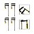 Kit 4 Grampos P/ Carpinteiro Tipo F Sargento 300x80mm 12 Pol - Imagem 1