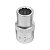 Soquete Estriado Encaixe 1/2 Pols CRV 12mm Aço Cromo Vanádio - Imagem 2