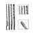 Jogo 4 Brocas de Widea/Videa Sds Plus Longa 6,8,10,12X210mm - Imagem 1