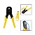 Alicate Crimpador Crimpar Cabo De Rede RJ45 Telefonia RJ11 - Imagem 1