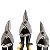Kit 3 Tesouras de Corte Aviação 10” Reto Esquerda e Direita - Imagem 3