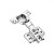 Kit 16 Dobradiças Bumper Flat Curva 95º Anti-impacto 35mm - Imagem 2