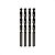 Kit 4 Brocas Paralelas De Aço Rápido HSS 2,5mm - Imagem 3