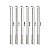 Jogo 6 Brocas SDS Plus 8x400 mm Aço Carbono Tungstênio - Imagem 2