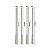 Jogo 4 Brocas SDS Plus 6X310 mm Aço Carbono Tungstênio - Imagem 2