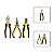 Kit 3 Alicates Universal Bico Meia Cana Corte Diagonal - Imagem 1