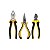 Kit 3 Alicates Universal Bico Meia Cana Corte Diagonal - Imagem 2
