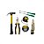 Kit Martelo Alicate Trena Fita Estilete Chave Fenda Philips - Imagem 2
