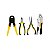 Kit 4 Alicates Crimpador Corte Diagonal Bico Agulha Pressão - Imagem 2