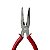 Alicate Bico 1/2 Meia Cana Isolado 6" - Imagem 5