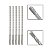 Jogo 5 Brocas SDS Plus 6X310 mm Aço Carbono Tungstênio - Imagem 1