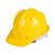 Capacete Segurança Aba Frontal Carneira Amarelo - Imagem 2