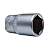 Soquete Sextavado Crv 1/2" 17mm Fosco - Imagem 3