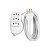 Extensão Elétrica 4,5 M Cabo PP 3 Tomadas 10A 250V Branco - Imagem 2