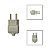 Tomada Plug Macho Prensa 2 Pinos 20A 250V Branco - Imagem 1
