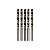 Kit 5 Brocas Paralelas Aço Rápido HSS 8,5mm - Imagem 2